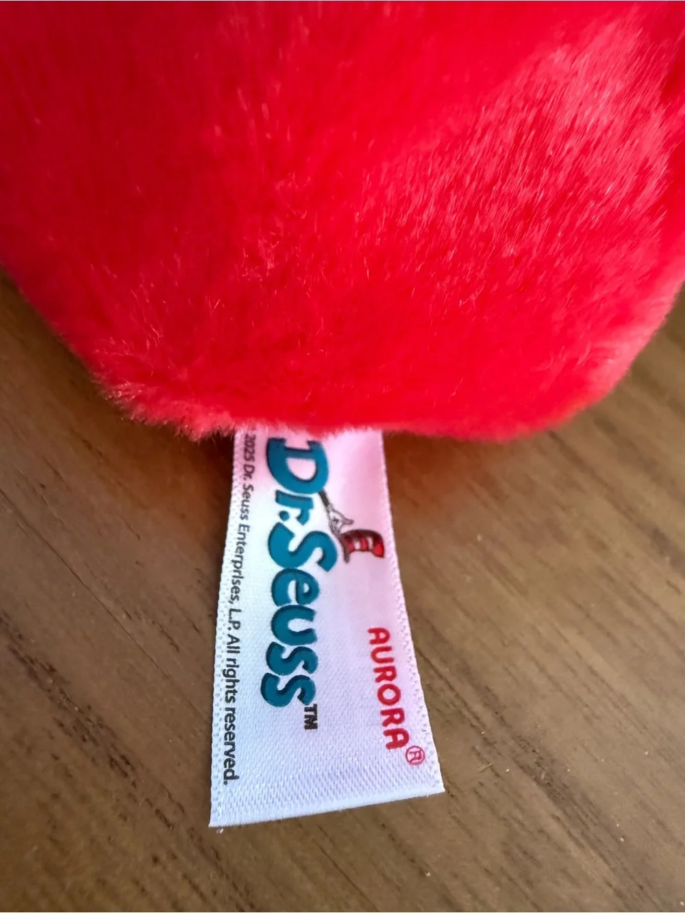 Dr. Seuss Red Plush with Bright Blue Hair Thing 1-Style Stuffed Toy